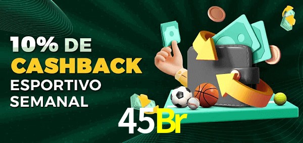 10% de bônus de cashback na 45Br